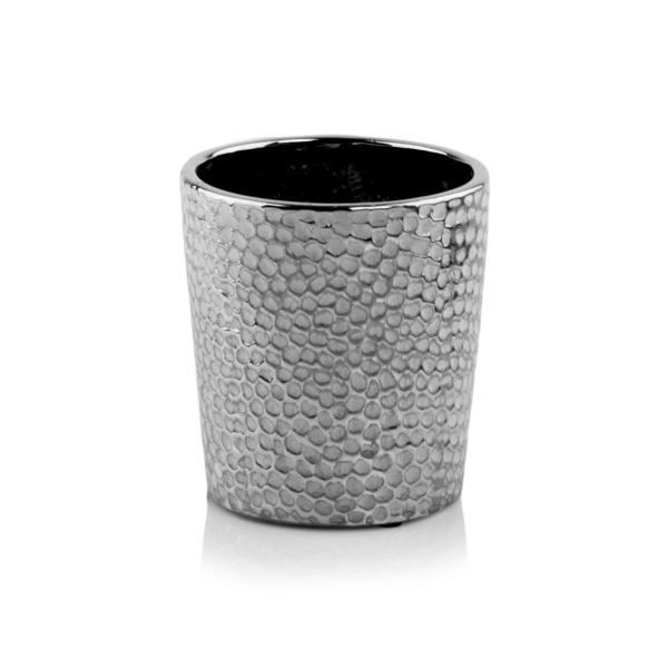 OSŁONKA CERAMICZNA SREBRNA 13CM